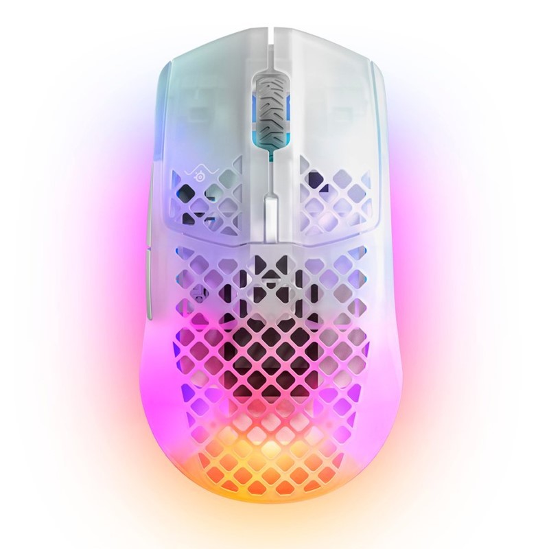 SteelSeries Aerox 3 (2022) Ultra Lightweight RGB Wireless Gaming Mouse - Ghost SteelSeries Aerox 3 (2022) Ultra Lightweight RGB Wireless Gaming Mouse - Ghost